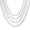Silver, variant on Hot Stainless Steel Wide Flat Snake Chain Herringbone Choker Necklace For Womem-Silver-5mm-18 in