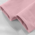 thumbnail image 5 of QIbmong Infants Toddler Girls Long Sleeve Shirts Crew Neck Ribbed Knit Tops Kids Casual Fall Winter Looses Pullover Undershirts for Back to School(7-8Years,Pink), 5 of 9