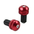 thumbnail image 4 of NS 2pcs Motorcycle Vibration Bar Ends Handlebar Hand Grips End Cap Plug Slider Universal 7/8" Aluminum Red Motorbike For Universal, 4 of 9