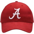 thumbnail image 3 of Men's Crimson Alabama Crimson Tide Team Logo Basic Adjustable Hat - OSFA, 3 of 4