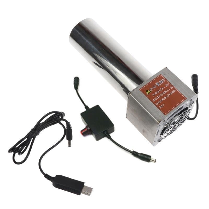 5V 2A Centrifugal Turbo Blower Fan BBQ Heating Stove USB Powered + Speed Control
