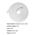 thumbnail image 4 of Visland 3A Micro USB Data Cable USB Cable Charger Cord Long Sync and Fast Charging Cables Compatible for Samsung Smart Phone, 4 of 8
