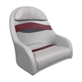 thumbnail image 3 of Horizon Manufacturing Elite Pontoon Furniture Set 11 PC Elite 003 Gray/Red/Charcoal, 3 of 7