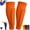 Orange, variant on Shin Defender Shin Guards Kids - Soccer Shin Guards with Honeycomb Impact Pads, Lightweight Breathable Moisture-Wicking Calf Sleeve & Silicone Anti-Slip Strips for Youth/Adult Football