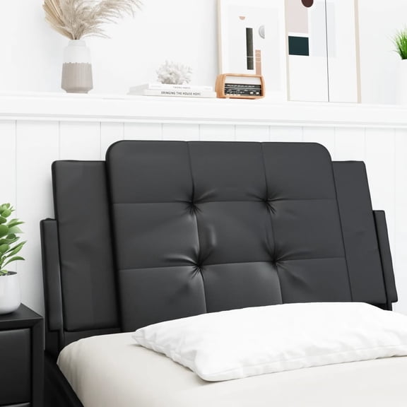 vidaXL Full Modern Headboards Panel, Black