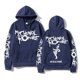 thumbnail image 1 of 【Código europeo】 Sudadera con capucha con gráfico de doble cara My Chemical Romance, 1 of 2