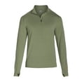thumbnail image 4 of Ozark Trail Men's & Big Men's Quarter Zip Pullover with Long Sleeves, Sizes S-3XL, 4 of 6