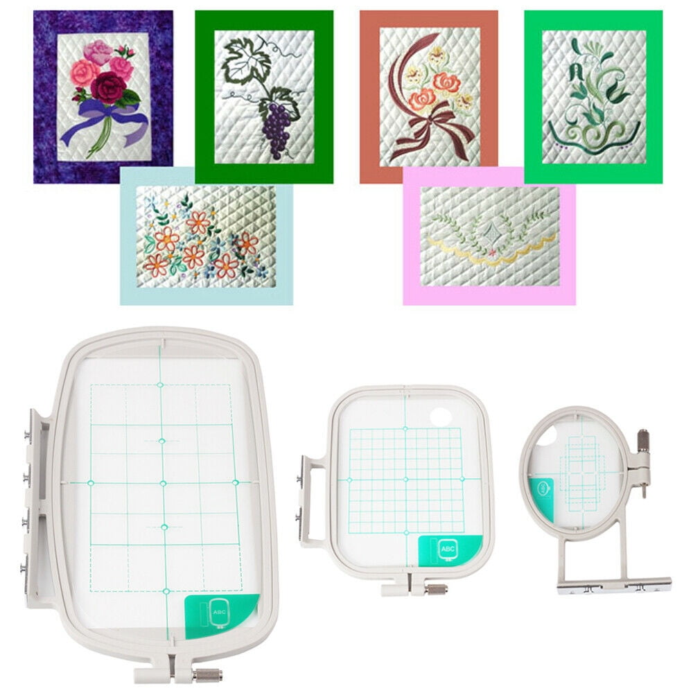 3Pieces Embroidery Machine Hoops for Brother Machines SE270D/ SE350