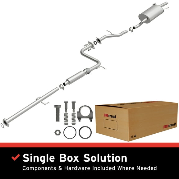BRExhaust OE Replacement Exhaust System Kit 106-0141: Compatible with 1994-1997 Honda Accord 2.2L