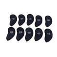 thumbnail image 1 of 10pcs  Club Head Cover, Portable Waterproof Soft Club Iron Protective Cover With Numbers, 1 of 8