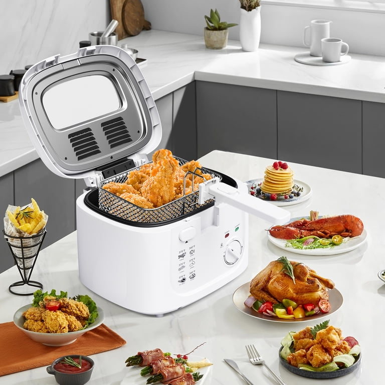 KEINVE 1500W Electric Deep Fryer with Adjustable Temperature