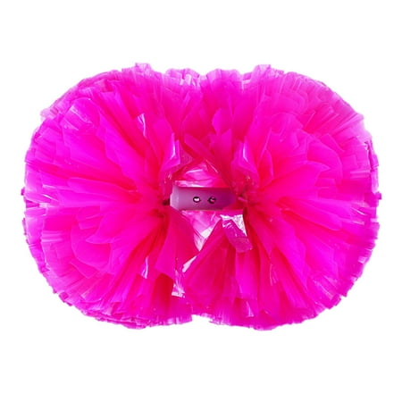 

Cheerleading Handheld Colorful Flowers Sports Activities Performance Cheering Supplies Round Colorful Practical Material Lightweight Handle Design Off