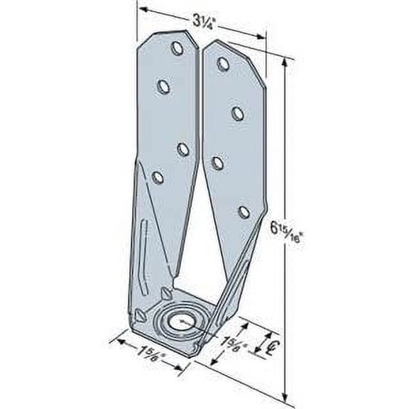 Simpson Deck Tension Tie DTT2Z - 1.5" SDS Screws, Adjustable Deck Tension Tie Kit - 20 Pack