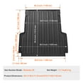 thumbnail image 5 of KFFKFF Truck Bed Liner, Fits 2020-2024 JEEP Gladiator, Durable TPE Material for 5 FT Beds, Thick Protective Mat for Trucks, All-Weather, Slip-Resistant Car Accessory, 5 of 9
