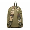 thumbnail image 3 of Everest 15" Basic Color Block Backpack, Olive/Camo All Ages, Unisex 1045CB-OLI/CAMO, Carrier and Shoulder Book Bag for School, Work, Sports, and Travel, 3 of 4