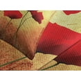 thumbnail image 4 of Ambesonne Floral Quilted Bedspread Set 3 Pcs, Retro Poppy Flowers, Queen Size, Scarlet Pale Yellow, 4 of 5