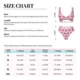 thumbnail image 6 of Honeii Pig Nose Print Women’s Bikini Set,Two Piece Swimsuit Bathing Suits,Stylish High Elasticity Swimwear for Beach and Pool, 6 of 7