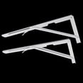 thumbnail image 2 of simhoa 2 Pieces Folding Shelf Brackets K Type Spring Steel Brackets Shelf Hardware 20inch, 2 of 8