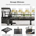 thumbnail image 4 of Escurridor de Trastes Extensible, Escurridor de Platos y Trastes de Acero Inoxidable para Encimera de Cocina, con Drenaje Automático, Estantes Fregadero de Cocina, Adecuado para Familias Pequeñas, 4 of 8