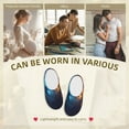 thumbnail image 7 of KLL Red And Blue Fire Dragon C Pattern Adult Unisex Cozy Slippers,Fuzzy Slip-on Slippers TPR Sole Slippers Comfort Plush Home Footwear for Indoor & Outdoor-13, 7 of 7