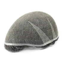 All Swiss Lace Base Men Toupee Low-density Hair Replacement 100% Human Hair System for Men Natural Looking Wig Hairpiece for Men 90% Density