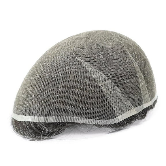 All Swiss Lace Base Men Toupee Low-density Hair Replacement 100% Human Hair System for Men Natural Looking Wig Hairpiece for Men 90% Density