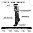 thumbnail image 2 of Rateoe Surreal Panda Warrior Compression Socks for Women and Men 20-30mmHg-Circulation Support Socks Knee High Nurse Pregnant Running Medical and Travel Athletic, 2 of 7