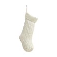 thumbnail image 4 of Medias navideñas de punto CAIROYAR verde blanco marfil y burdeos 18', 4 of 7