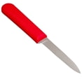 thumbnail image 2 of Dexter Russell S104R-PCP SANI-SAFEÂ® 3 1/4" Paring Knife Set w/ Polypropylene Red Handle, Carbon Steel, 2 of 5