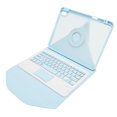 thumbnail image 3 of Funda para teclado con teclado inalámbrico, panel táctil, portalápices integrado, funda para teclado para IOS Tablet Pro 11 pulgadas 4. 3. 2. Azul, 3 of 8