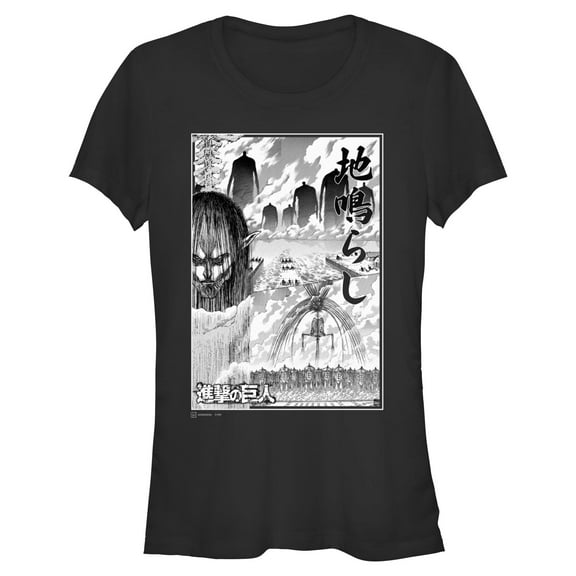Juniors Attack on Titan The Rumbling Collage T Shirt