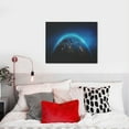 thumbnail image 4 of Picia Planet Earth Pattern Decorative Picture – Unique Wall Art, Modern Canvas Print for Trendy Interiors (Horizontal), 4 of 6