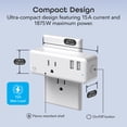 thumbnail image 3 of Geeni Multi Port Smart WiFi Plug, 2 USB Ports, Energy Saving, Power Monitoring, App Control, 3 of 10