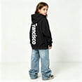 thumbnail image 6 of Bigetiay Girls City Print Pullover Hoodie Long Sleeve Warm Outdoor Casual Sweatshirt for Fall Winter 3-4 Years, 6 of 9