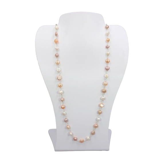 MGR! My Gems Rock Single Strand Multicolor Cultured Freshwater Pearl Necklace