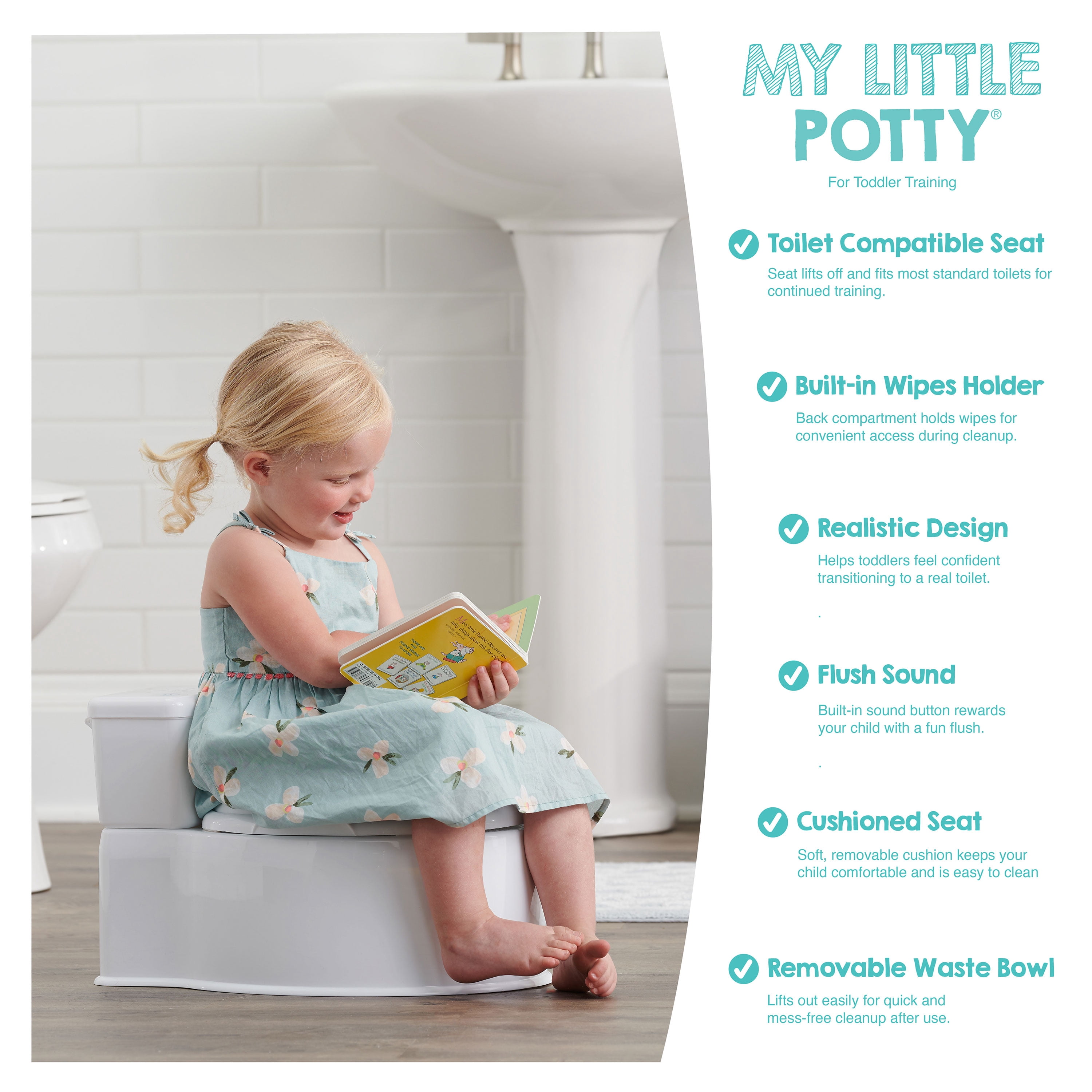 Regalo 2-in-1 My Little Potty with Training Seat and Flushing Sound