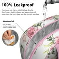 thumbnail image 5 of Lunch Bag Lunch Box for Women Reusable Insulated Lunch Cooler Bags,Large Capacity for Work Travel Picnic,Water-Resistant Pioneer Colorful Floral Lunch Tote Bag Gifts for Woman Mom Pink, 5 of 6
