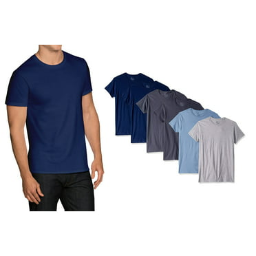 Men's Crew T-Shirts, 4 Pack - Walmart.com