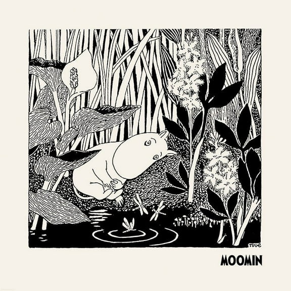Moomin - The Rest Print Wall Art, Modern Wall Decor For Living Room Bedroom, 8x12 UNFRAMED