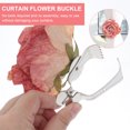 thumbnail image 3 of Flower Design Window Curtain Tieback Holder Clip Clamp Flower Curtain Clips Buckle Curtain Holdbacks Flower Curtain Tieback Buckle Window Tie Backs Holders Home Hotel Decoration, 3 of 6