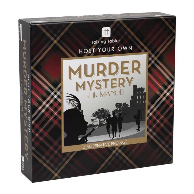 Mesas parlantes de Murder Mystery Game reutilizables para adultos