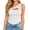 Beige, variant on ChoXxx Women's Lapel Lace Up Irregular Loose Short Sleeve T Shirt Casual Blue S