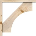thumbnail image 3 of Ekena Millwork 3 1/2"W x 26"D x 26"H Westlake Block Smooth Bracket w/ Offset Brace, Douglas Fir, 3 of 25