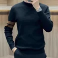 thumbnail image 3 of Camiseta de manga larga para hombre, capa base, cuello redondo, sudaderas coreanas de otoño, ropa 2024, tops de lujo, ropa Y2k, jerséis para hombre, 3 of 4