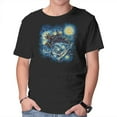 thumbnail image 5 of TeeFury Men’s Graphic T-shirt Starry Flight - TV Show | Sci - Fi| Black | 4XL, 5 of 6