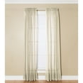 thumbnail image 2 of Miller Curtains Taupe Sheer Preston Rod Pocket 52" x 84" Panel, 2 of 5