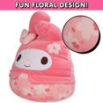 thumbnail image 4 of Squishmallows Original Sanrio Large 14-Inch My Melody Summer Floral Print Plush - Collectible Soft and Squishy Hello Kitty Friend Stuffed Animal Toy - Great Gift for Kids, Girls, Boys, 4 of 6