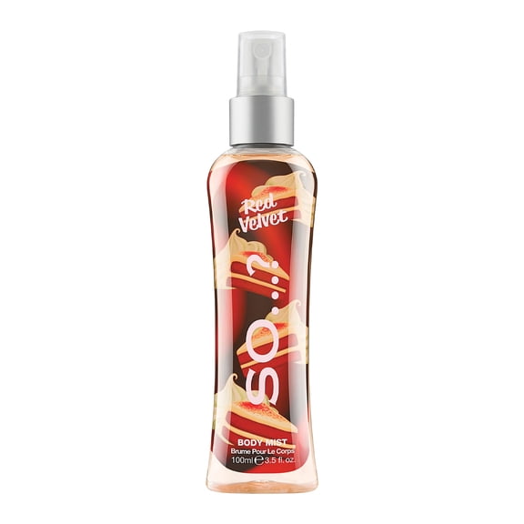 So… Red Velvet Body Mist, Body Spray for Women, 3.5 oz