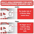 thumbnail image 5 of Portable Door Lock Home Security Door Lock Travel Lockdown Locks for Additional Safety and Privacy Perfect for Traveling Hotel Home Apartment College, 5 of 7