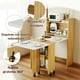 thumbnail image 3 of Mesa Escritorio Comedor Plegable para 4 Personas con Gabinete Multifuncional para Cocina o Comedor, 3 of 9
